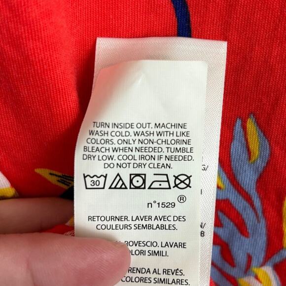 Polo Ralph Lauren Scuba Bear Red Long Sleeve Tee - Size Medium - Picture 7 of 9